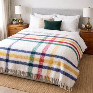 NWT - Hudson Bay Collection Fuzzy Blanket